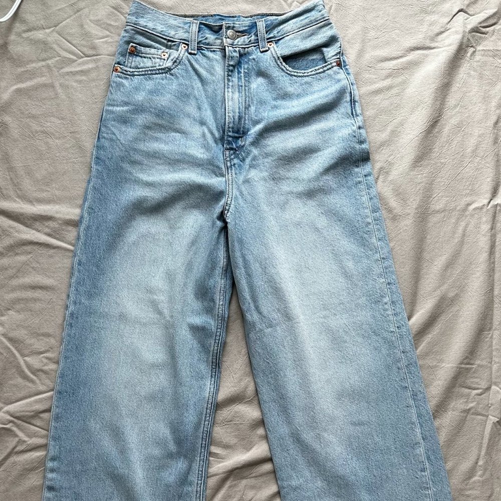Levi's Wide Leg Blue Jeans
